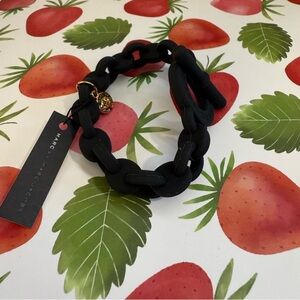 Marc Jacobs NWT Black Bracelet with Gold Charm